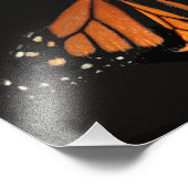 Monarch Butterfly im Schlüssel von Orange Fotodruck (Ecke)