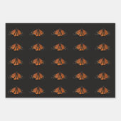 Monarch Butterfly im Schlüssel von Orange Geschenkpapier Set (Vorderseite)