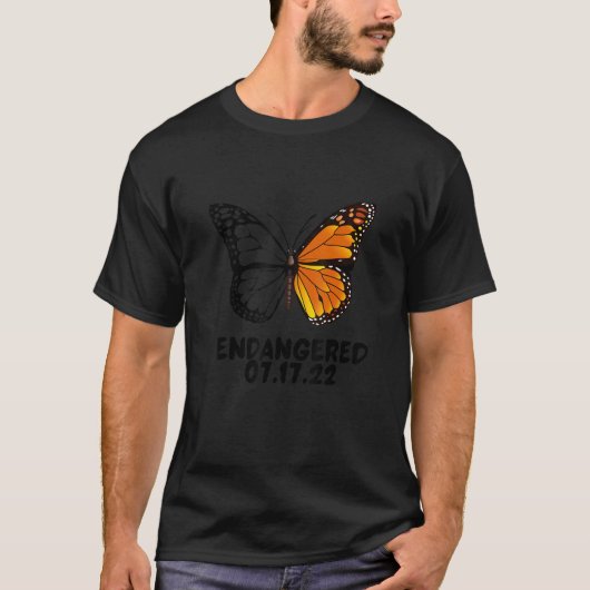 Monarch Butterfly Is Now Endangered What Can You D T-Shirt (Vorderseite)
