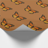 Monarch Butterfly Joy Geschenkpapier (Ecke)