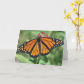 Monarch Butterfly Karte (Gelbe Blume)