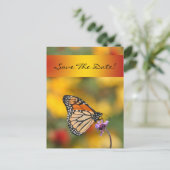 Monarch Butterfly-Karte Ankündigungspostkarte (Stehend Vorderseite)