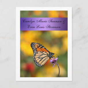 Monarch Butterfly-Karte Postkarte