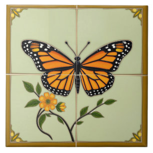 Monarch Butterfly - Keramik Fliese