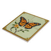 Monarch Butterfly - Keramik Fliese (Seite)