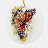 Monarch Butterfly Keramik Ornament (Vorne)