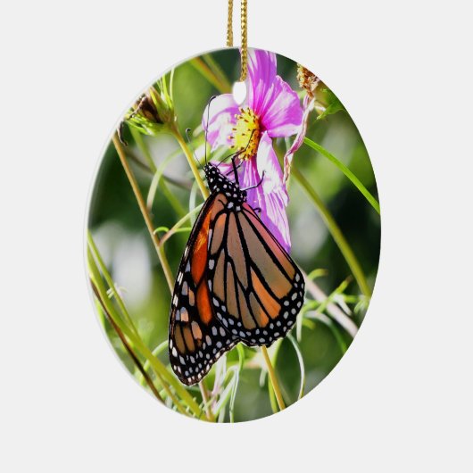 Monarch Butterfly Keramik Ornament (Rechts)