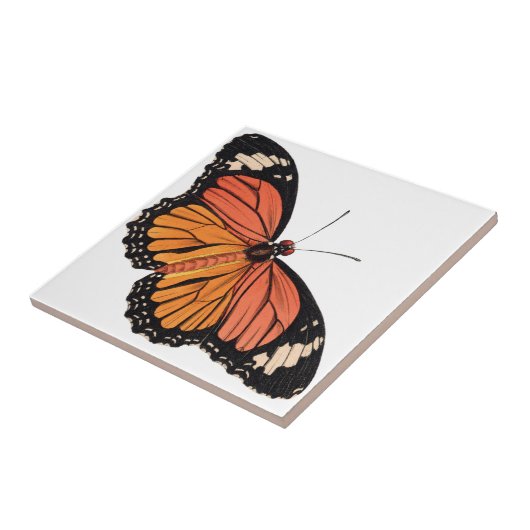 Monarch Butterfly Keramik Tile Fliese (Seite)