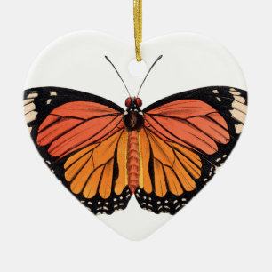 Monarch Butterfly Keramikornament