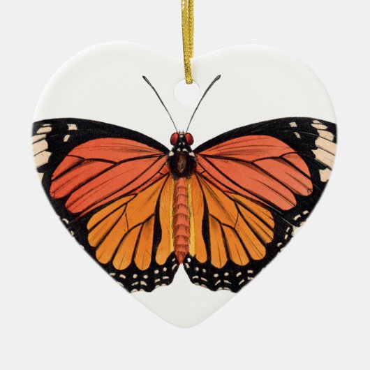Monarch Butterfly Keramikornament (Vorne)