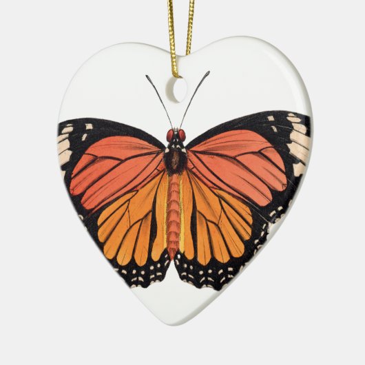 Monarch Butterfly Keramikornament (Links)