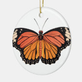 Monarch Butterfly Keramikornament (Links)