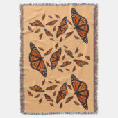 Monarch Butterfly-Keuchhuhn (Orange) Decke (Vorderseite Vertikal)