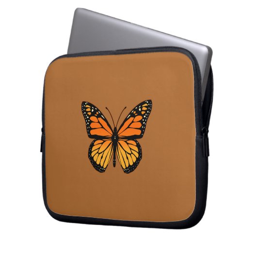 Monarch Butterfly Laptopschutzhülle (Vorderseite Links)