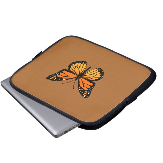 Monarch Butterfly Laptopschutzhülle (Vorne Knopf)