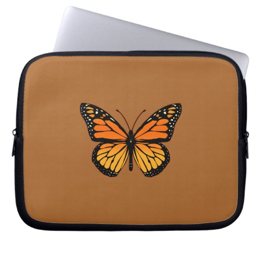 Monarch Butterfly Laptopschutzhülle (Vorderseite)