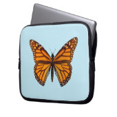 Monarch Butterfly Laptopschutzhülle (Vorderseite Links)