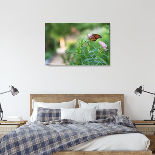Monarch Butterfly Leinwanddruck (Insitu (Schlafzimmer))