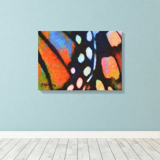 Monarch Butterfly Leinwanddruck (Insitu (Holzboden))