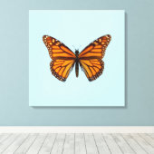 Monarch Butterfly Leinwanddruck (Insitu (Holzboden))