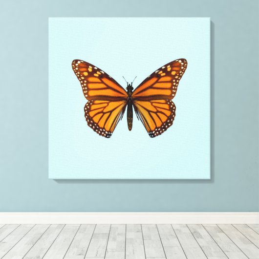 Monarch Butterfly Leinwanddruck (Insitu (Holzboden))