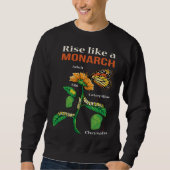 Monarch Butterfly Lifecycle Metamorphosis Sweatshirt (Vorderseite)