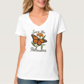 Monarch Butterfly Lover Geschenk Idee T-Shirt (Vorderseite)