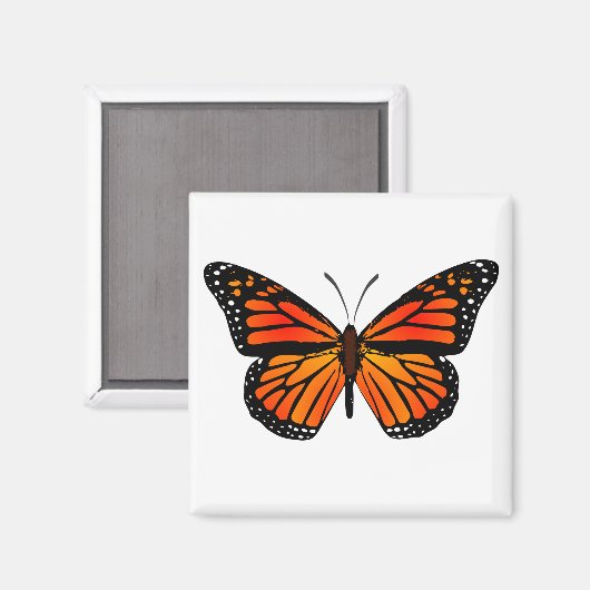 Monarch Butterfly Magnet (Vorderseite/Rückseite)