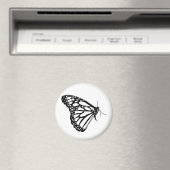 Monarch Butterfly Magnet (In Situ (Geschirrspüler))