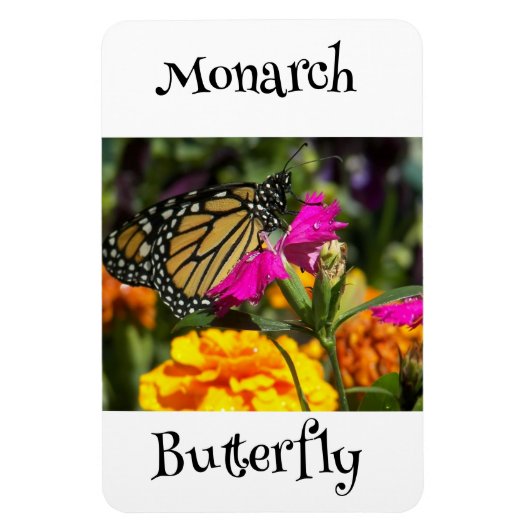 Monarch Butterfly Magnet (Vertikal)