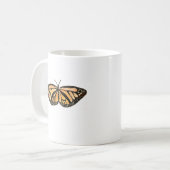 Monarch Butterfly Malinsekt Kaffeetasse (Vorderseite Links)