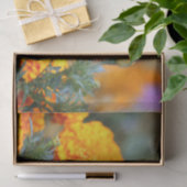 Monarch Butterfly Marigold Foto Seidenpapier (Geschenk)