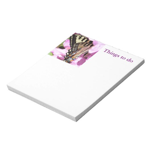 Monarch Butterfly Memo Pad Dinge zu tun Notizblock (Rotiert)