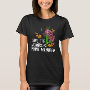 Monarch Butterfly Men Pflanze Pflanze T-Shirt