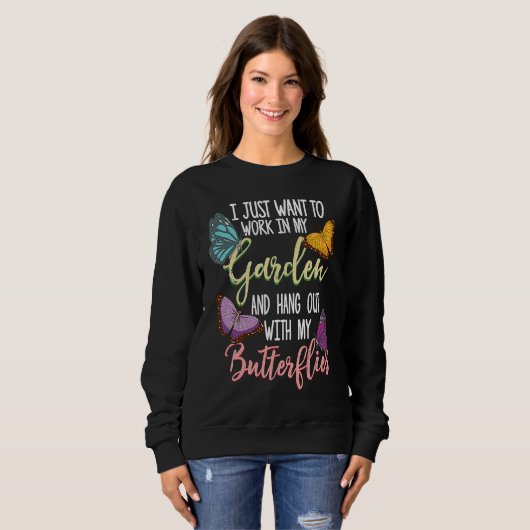 Monarch Butterfly Milkweed plants Sweatshirt (Vorne ganz)