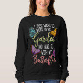 Monarch Butterfly Milkweed plants Sweatshirt (Vorderseite)