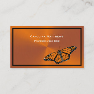 Monarch Butterfly Minimalistisch Visitenkarte