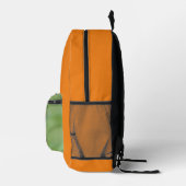 Monarch Butterfly mit Namen Bedruckter Rucksack (Rechts)