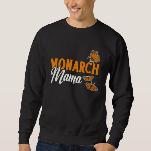 Monarch Butterfly Monarch Mama Insect Collector En Sweatshirt (Vorderseite)