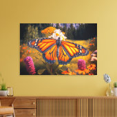 Monarch Butterfly Mountain Beautiful Meadow Nature Leinwanddruck (Insitu (Wohnzimmer))