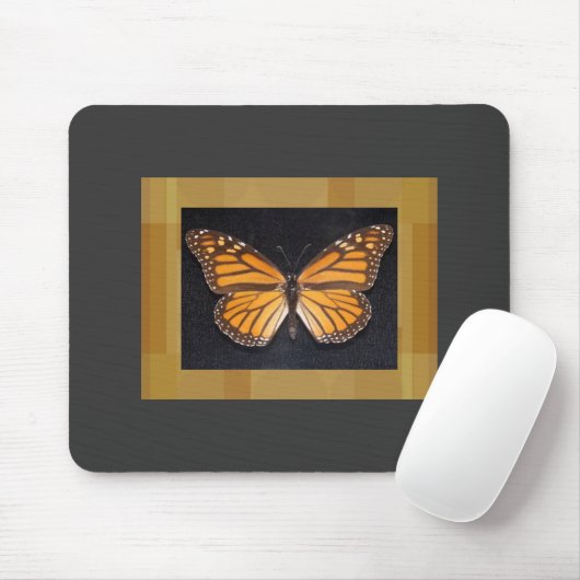 Monarch Butterfly Mousepad (Mit Mouse)