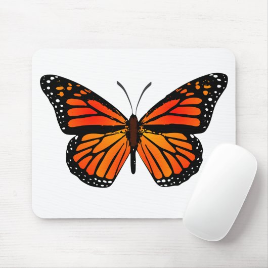 Monarch Butterfly Mousepad (Mit Mouse)