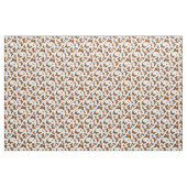 Monarch Butterfly-Muster auf weißem Hintergrund Stoff (Yard (91,4 cm))