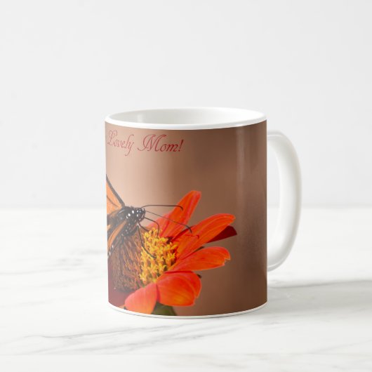 Monarch Butterfly Mütter Tagesgeschenk Kaffeetasse (VorderseiteRechts)