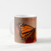 Monarch Butterfly Mütter Tagesgeschenk Kaffeetasse (Vorderseite Links)