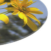 Monarch Butterfly N Sonnenblumen Schneidebrett (Ecke)