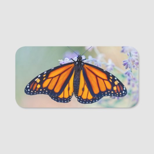 Monarch Butterfly Namensschild (Vorderseite)