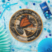 Monarch Butterfly Natur Personalisiertes Party Pappteller (Party)