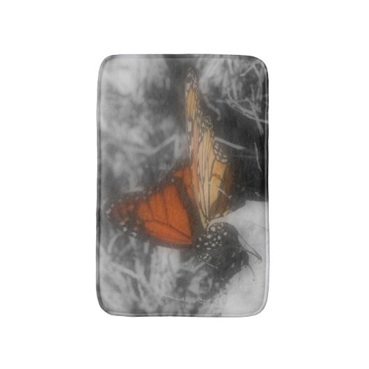 Monarch Butterfly Nature Badematte (Vorderseite Vertikal)
