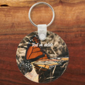 Monarch Butterfly Nature Personalisiert Schlüsselanhänger (Rückseite)